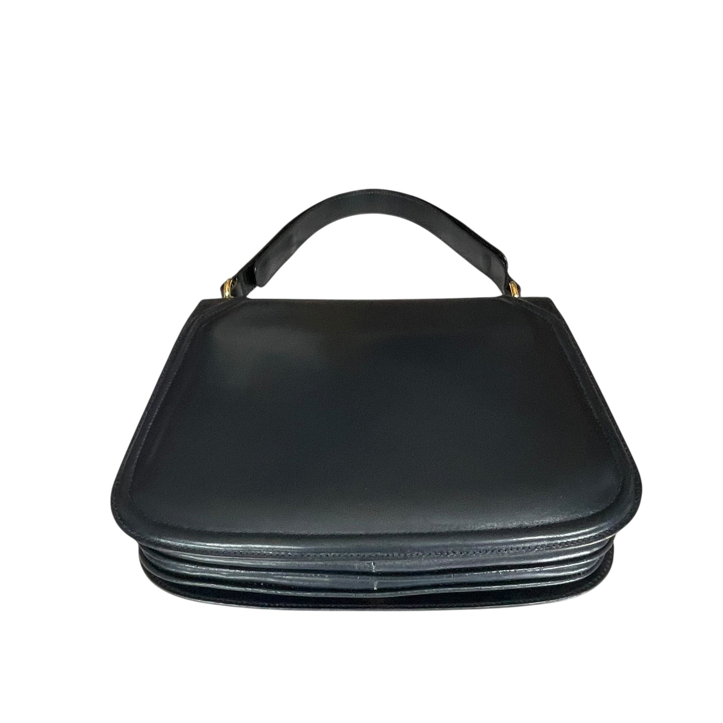 GG Blondie Navy GHW Blondie Flap Shoulder Two Way Purse