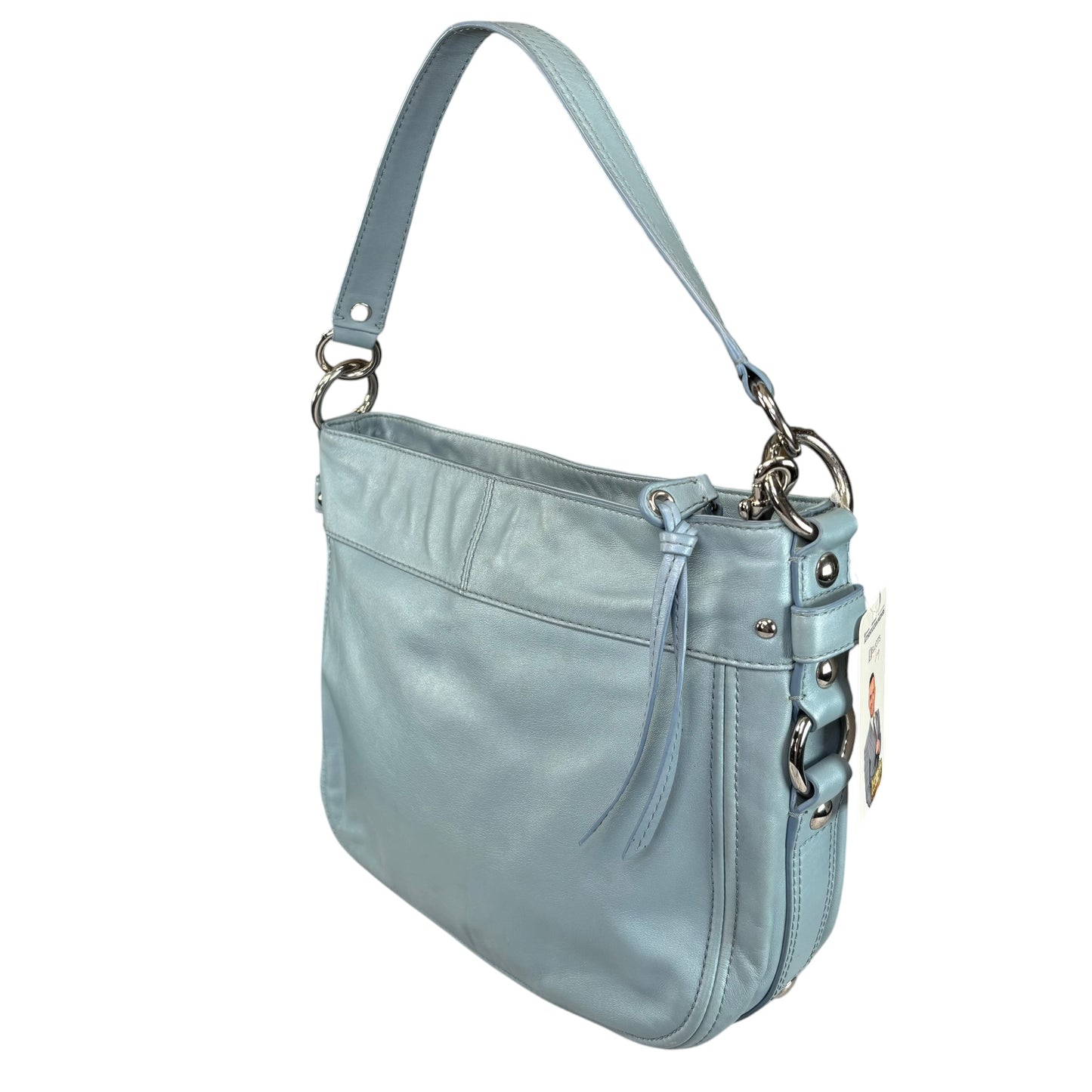 Coach Zoe Light Blue SHW 2-Way Shoulder Hobo Purse