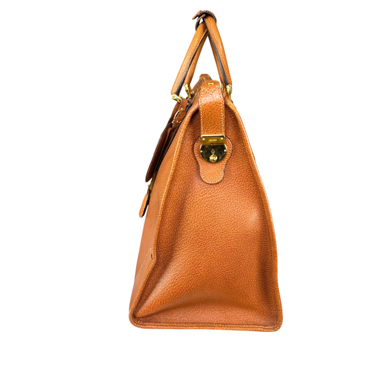 Gucci Brown 90’s XL Luggage Business Bag