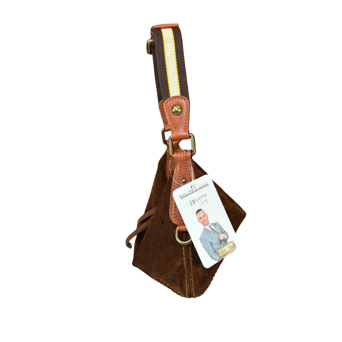 Louis Vuitton Y2K Mahina Monogram Brown Suede PM Hobo