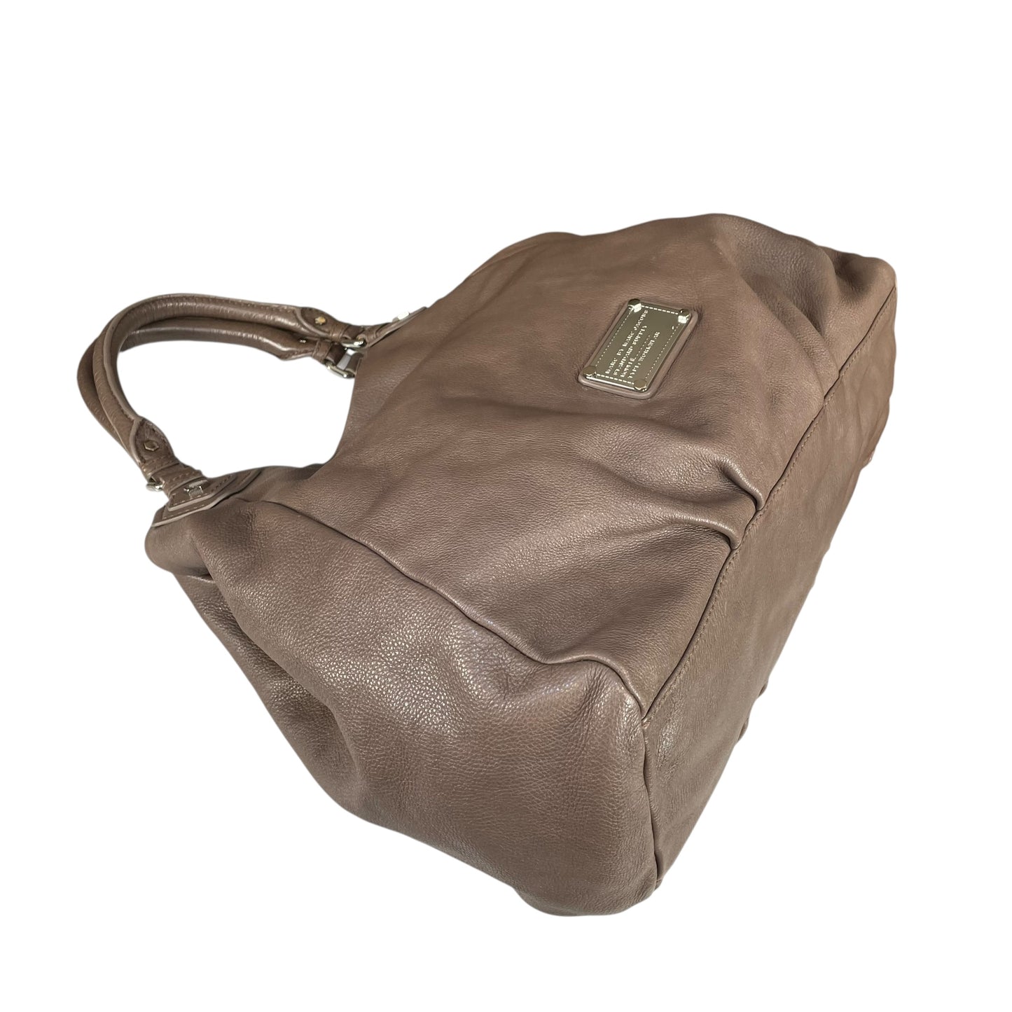 Marc by Marc Jacobs Classic Q Francesca SHW Taupe Leather  2-Way Hobo Bag