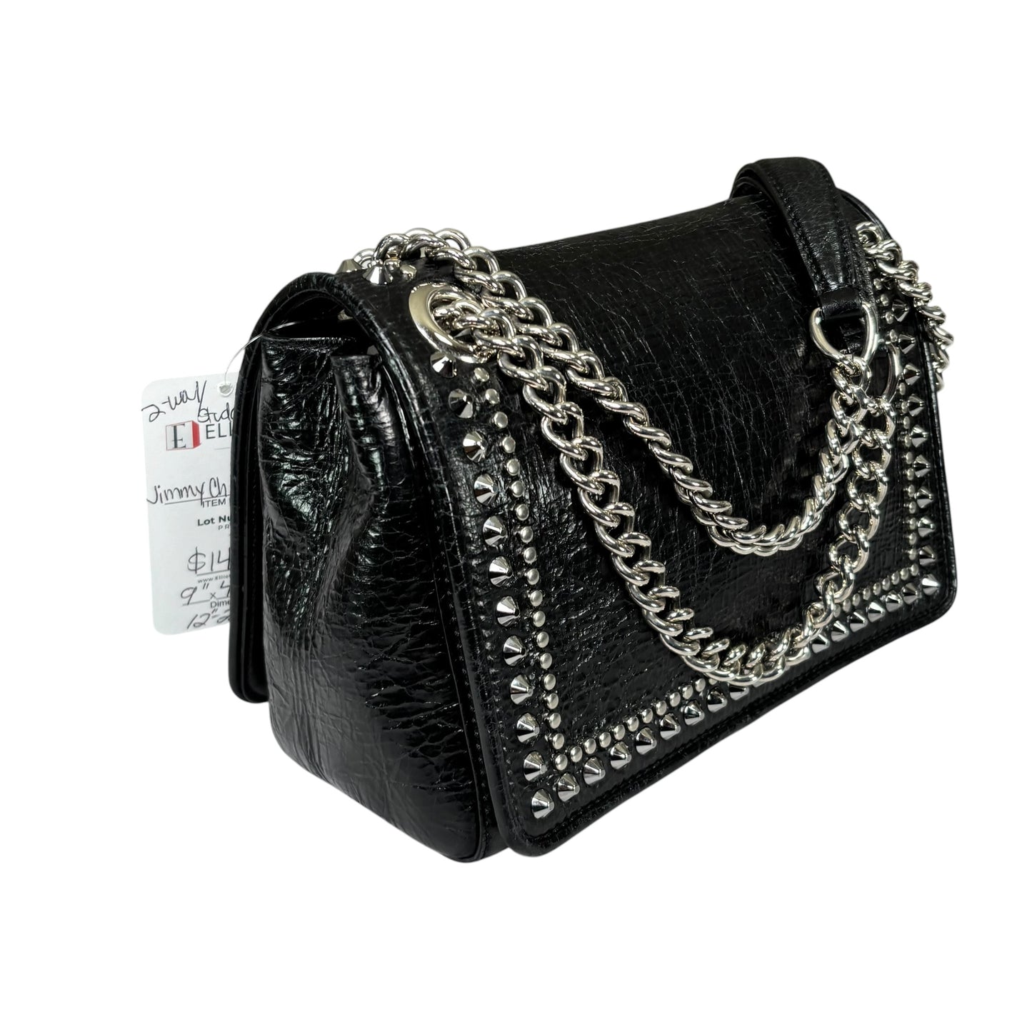Jimmy Choo Rebel Studded 2-Way  SHW Crossbody Purse