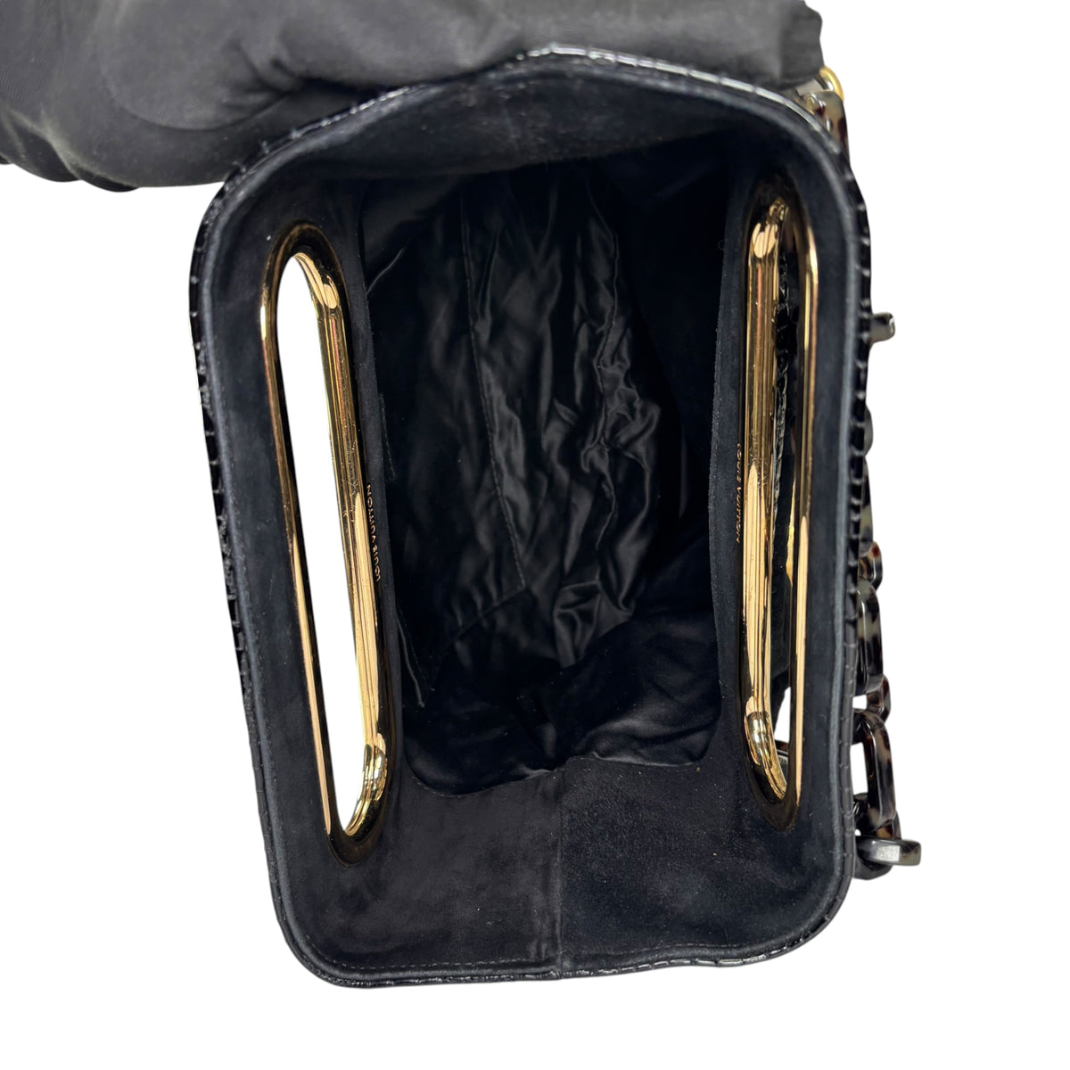 Louis Vuitton Y2K Limited Motard Before Dark Velvet Mono Top Handle Chain Bag
