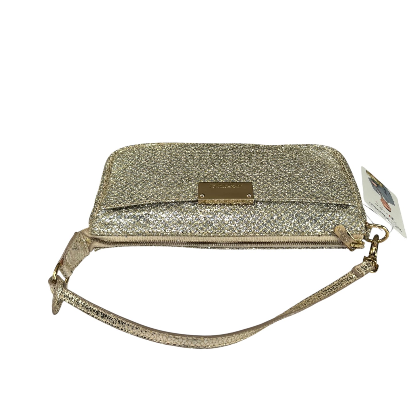 Jimmy Choo Glitter GHW Pouchette Shoulder Purse