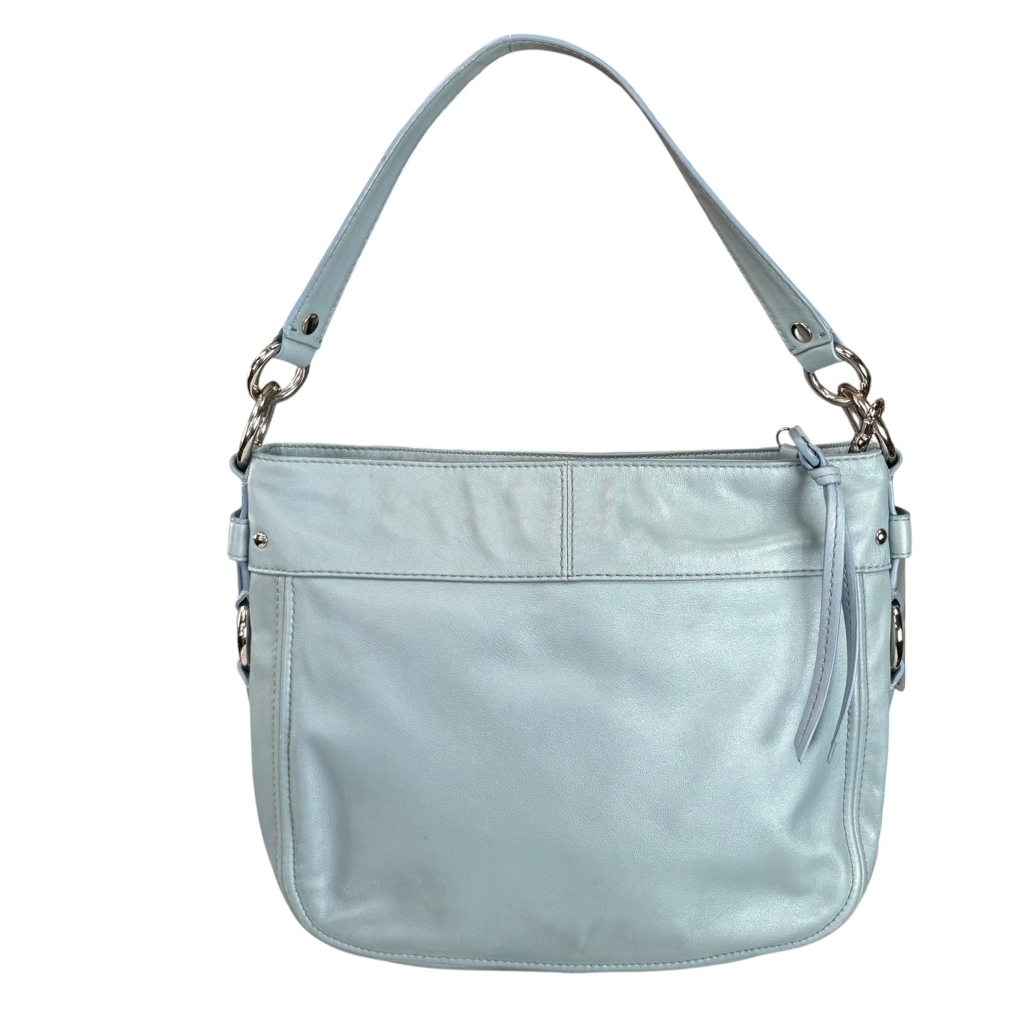 Coach Zoe Light Blue SHW 2-Way Shoulder Hobo Purse