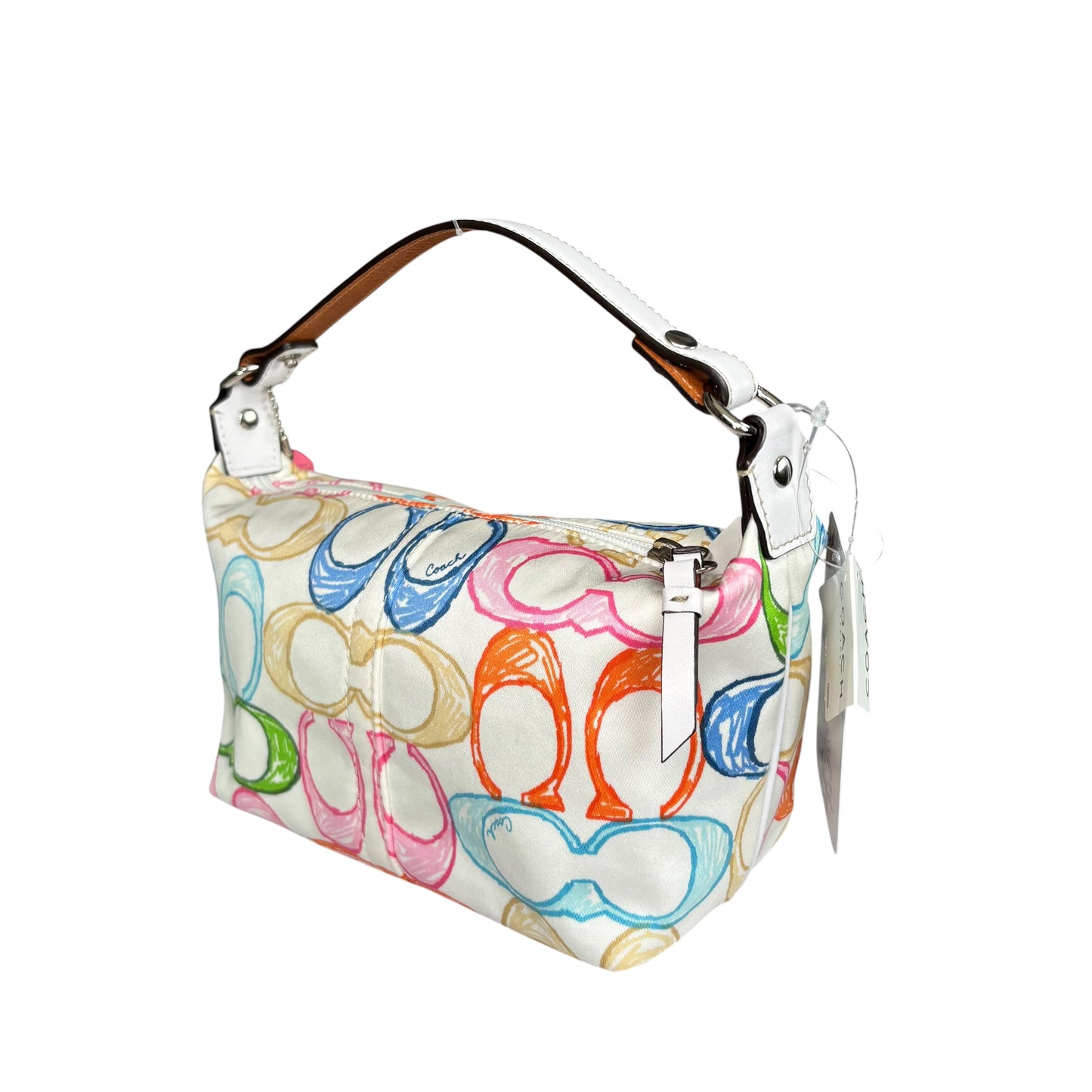 Coach Y2K Mini Make-Up Pouch Multi Scribble Monogram Bag