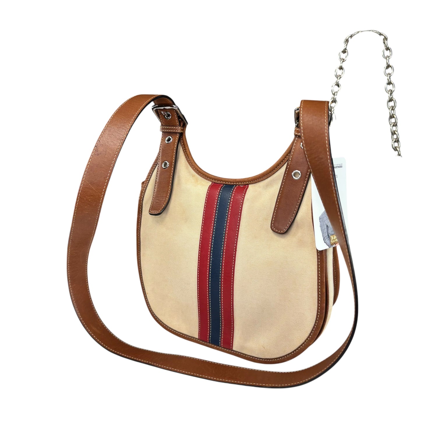 Coach Varsity Y2K Heritage Saddle Crossbody Canvas Bag