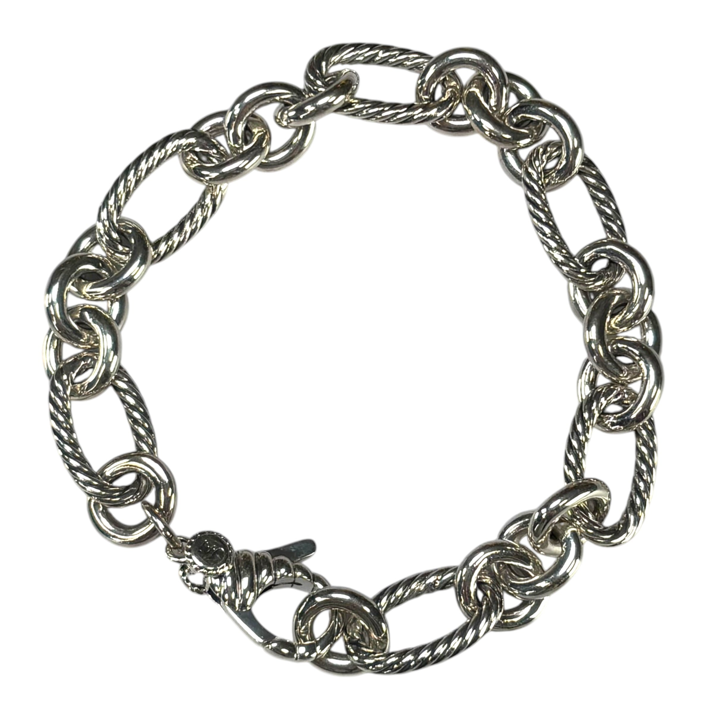 JAI by John Hardy Chunky Sterling Silver Oval Cable Link Bracelet