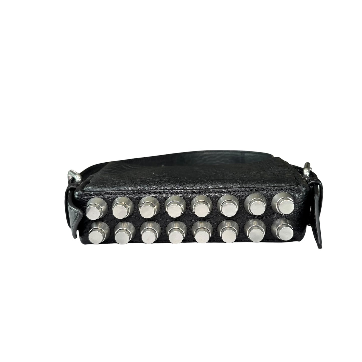Alexander Wang Mini Ricco Black Leather Studded 2-Way Purse