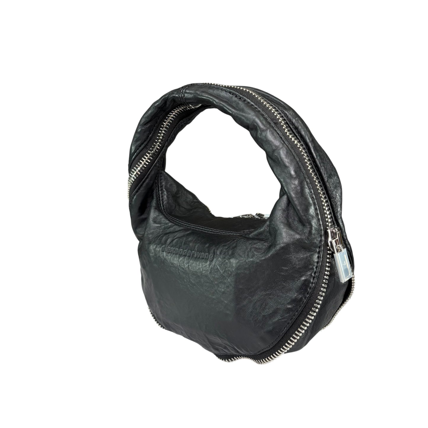 Alexander Wang Mini ZipTwist 2-Way Leather SHW Purse