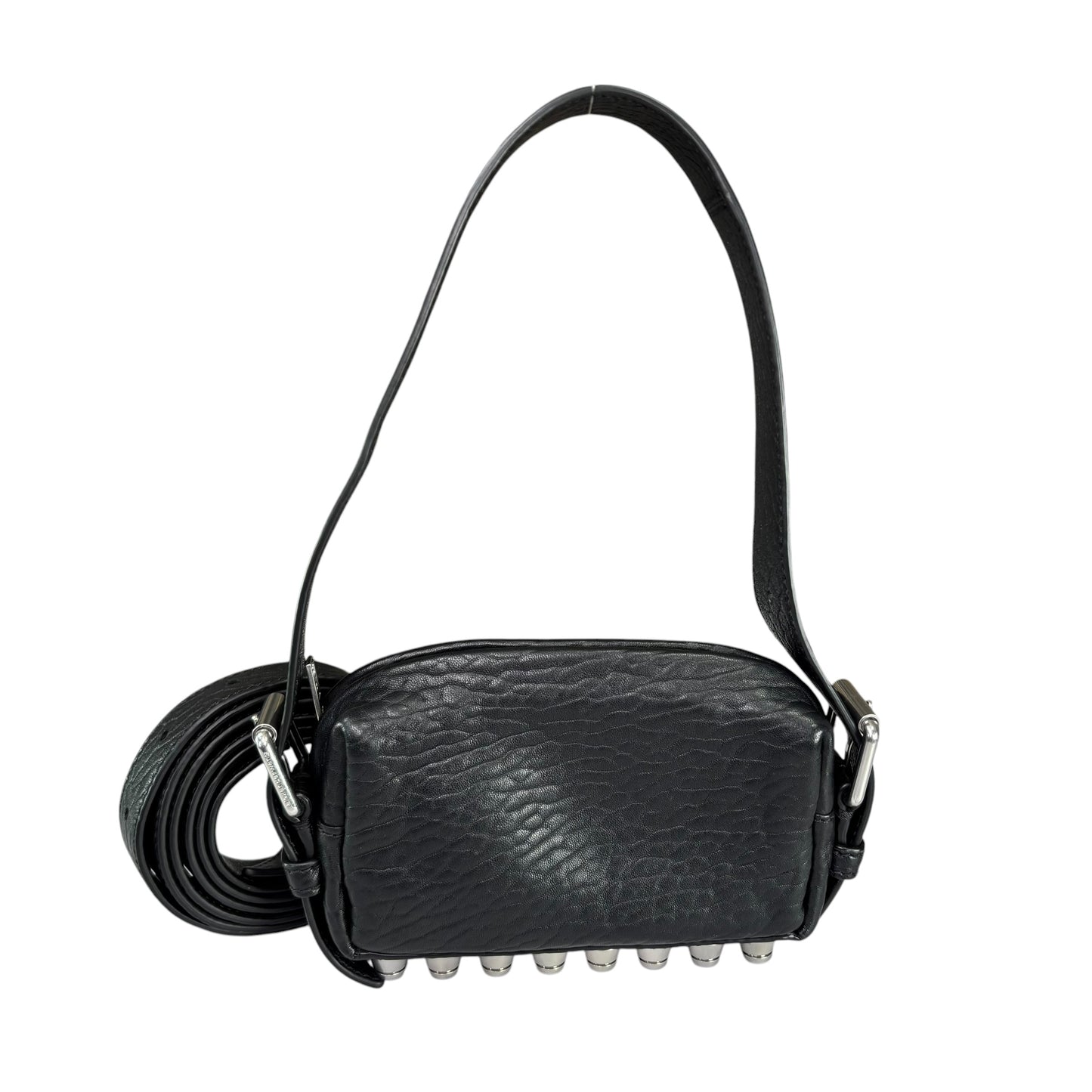 Alexander Wang Mini Ricco Black Leather Studded 2-Way Purse