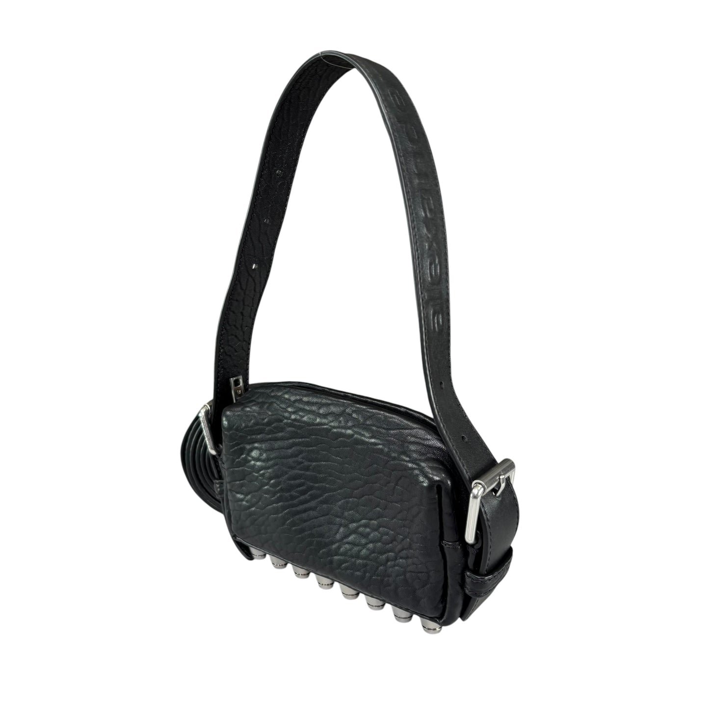 Alexander Wang Mini Ricco Black Leather Studded 2-Way Purse
