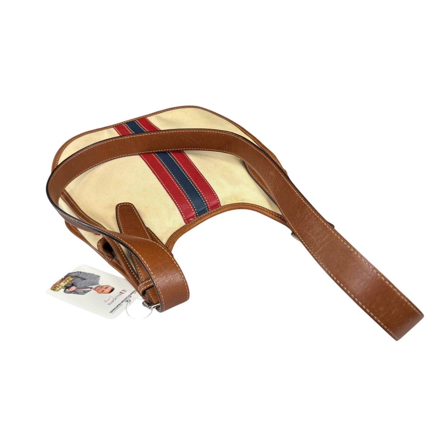 Coach Varsity Y2K Heritage Saddle Crossbody Canvas Bag