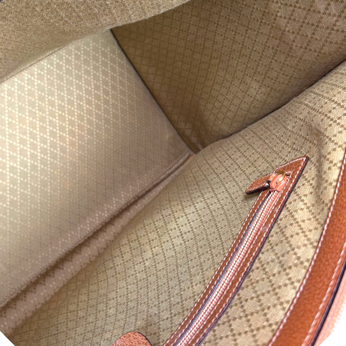 Gucci Brown 90’s XL Luggage Business Bag