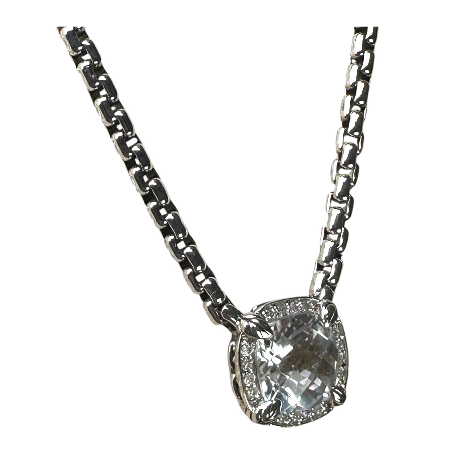 JAI By John Hardy Quartz & Diamond Accent Sterling Silver 19”