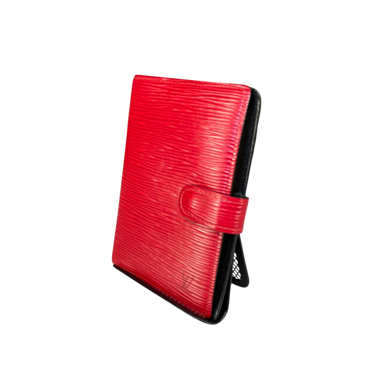 Louis Vuitton Agenda PM Red Epi Leather Gold Hardware Snap Closure Organizer