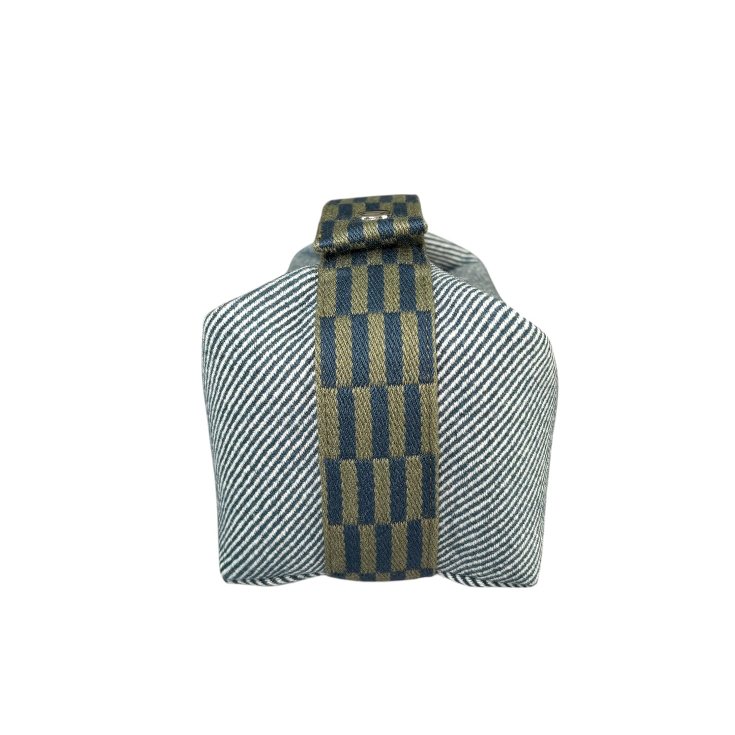 Hermes Bride-A-Brac Au Carre Case Navy / Green Wool