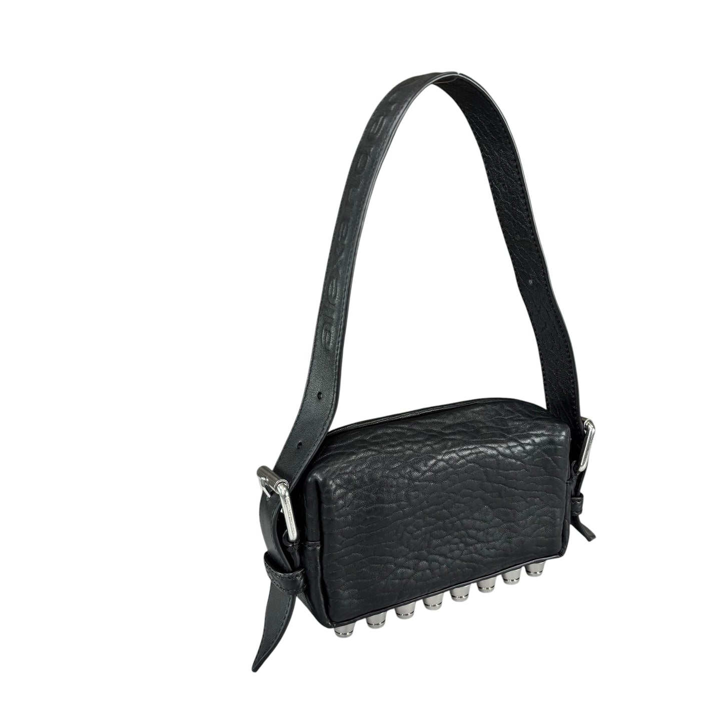 Alexander Wang Mini Ricco Black Leather Studded 2-Way Purse