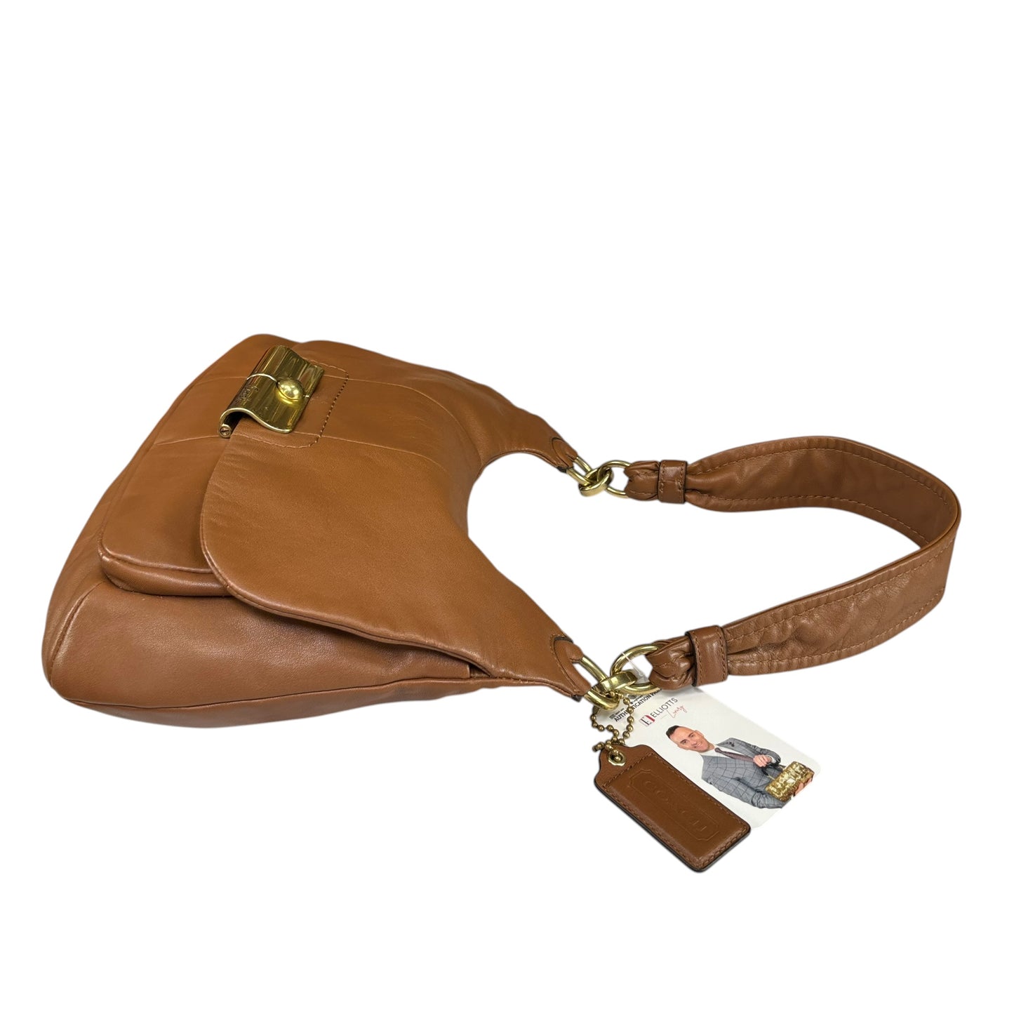 Coach Y2K Kristin Brown Leather BHW Shoulder 2-Way Purse