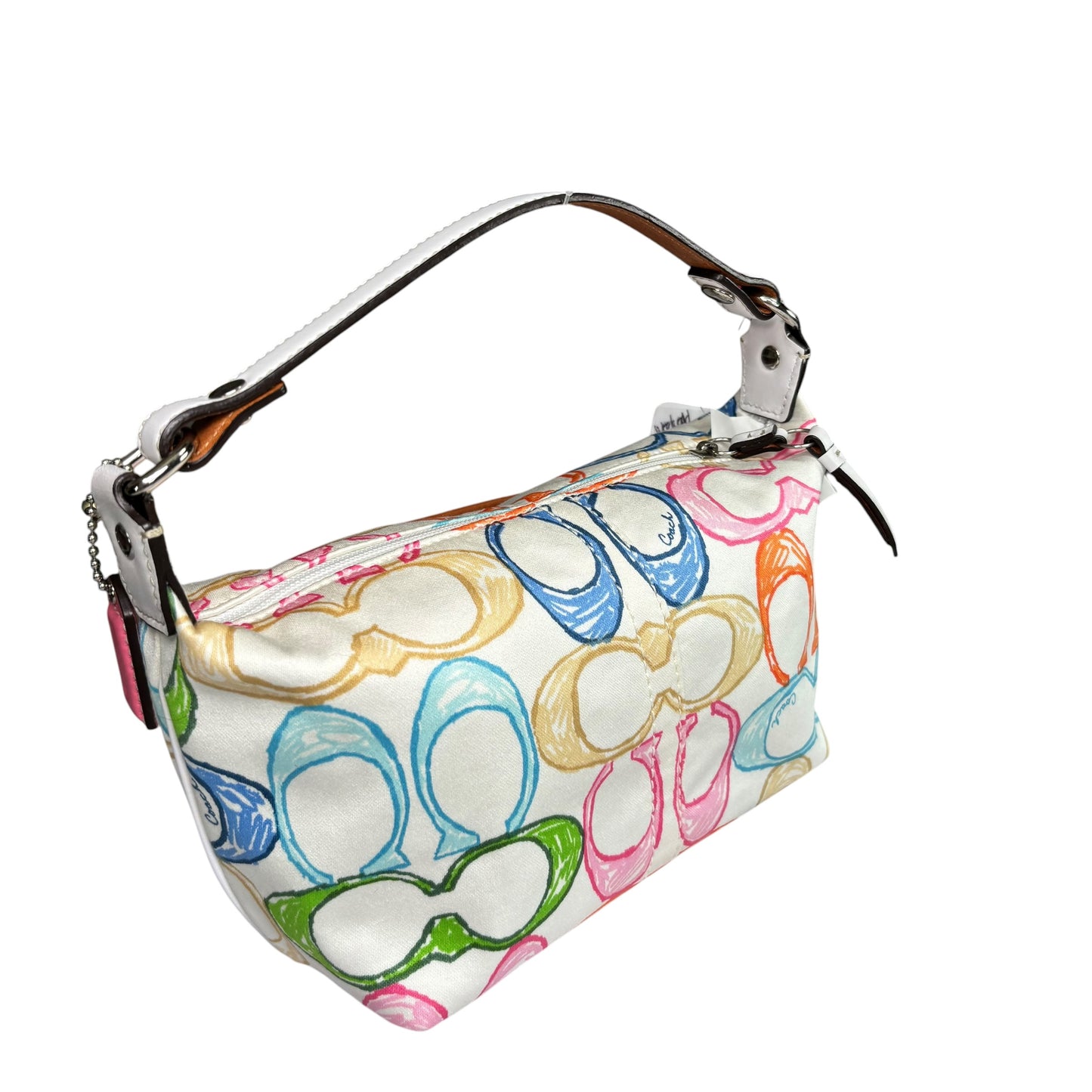 Coach Y2K Mini Make-Up Pouch Multi Scribble Monogram Bag