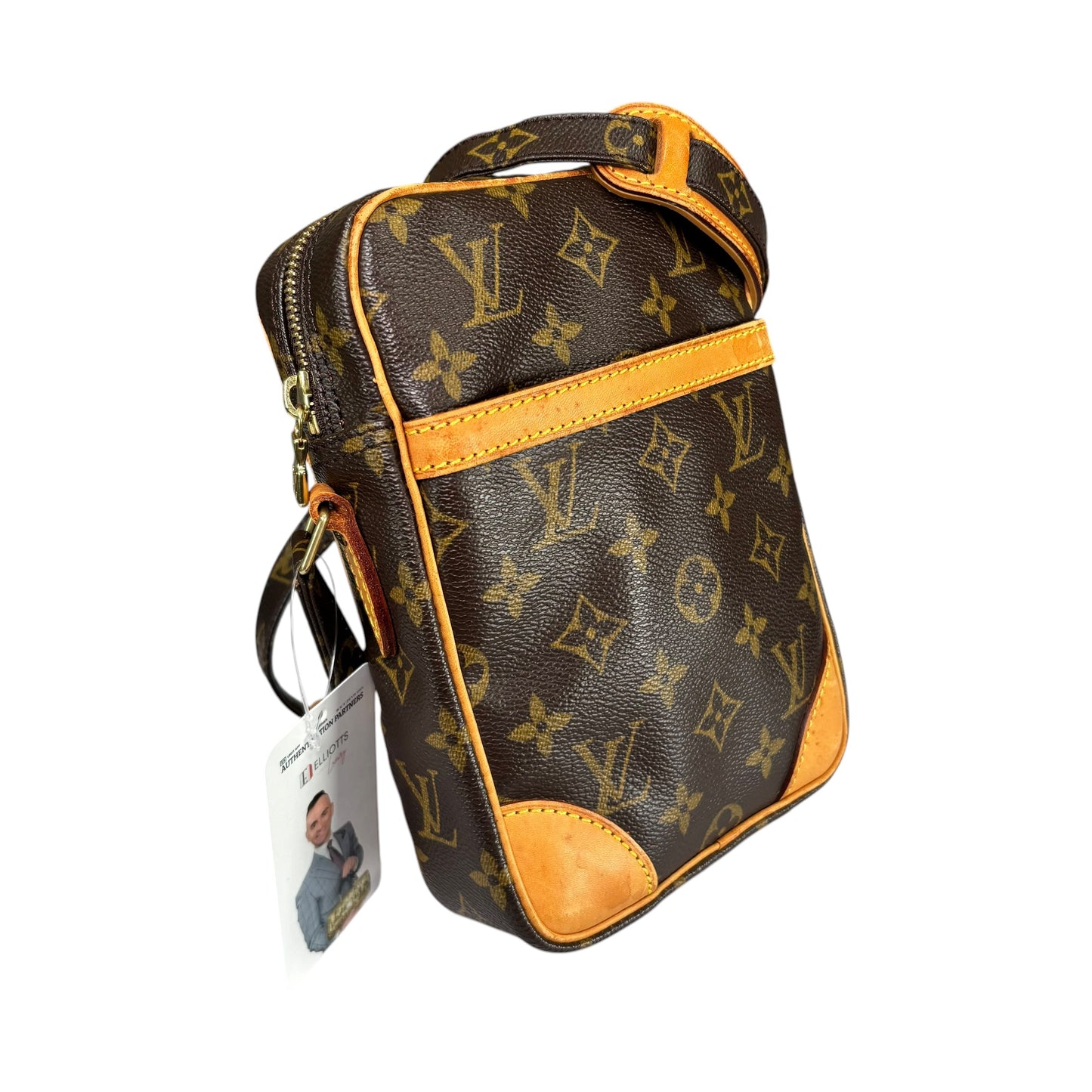 Louis Vuitton Danube PM Crossbody Monogram Canvas Bag