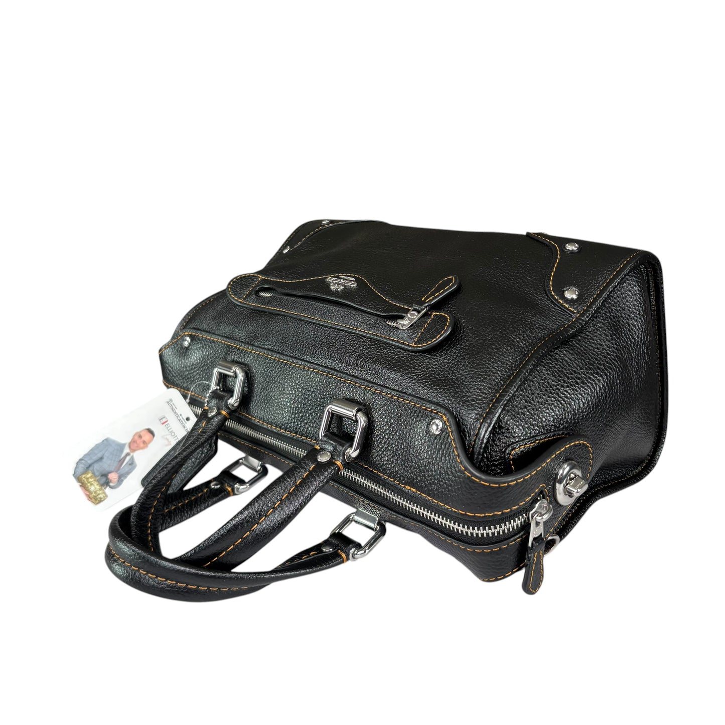 Coach Millie SHW Pebbled Leather Satachel Crossbody Bag