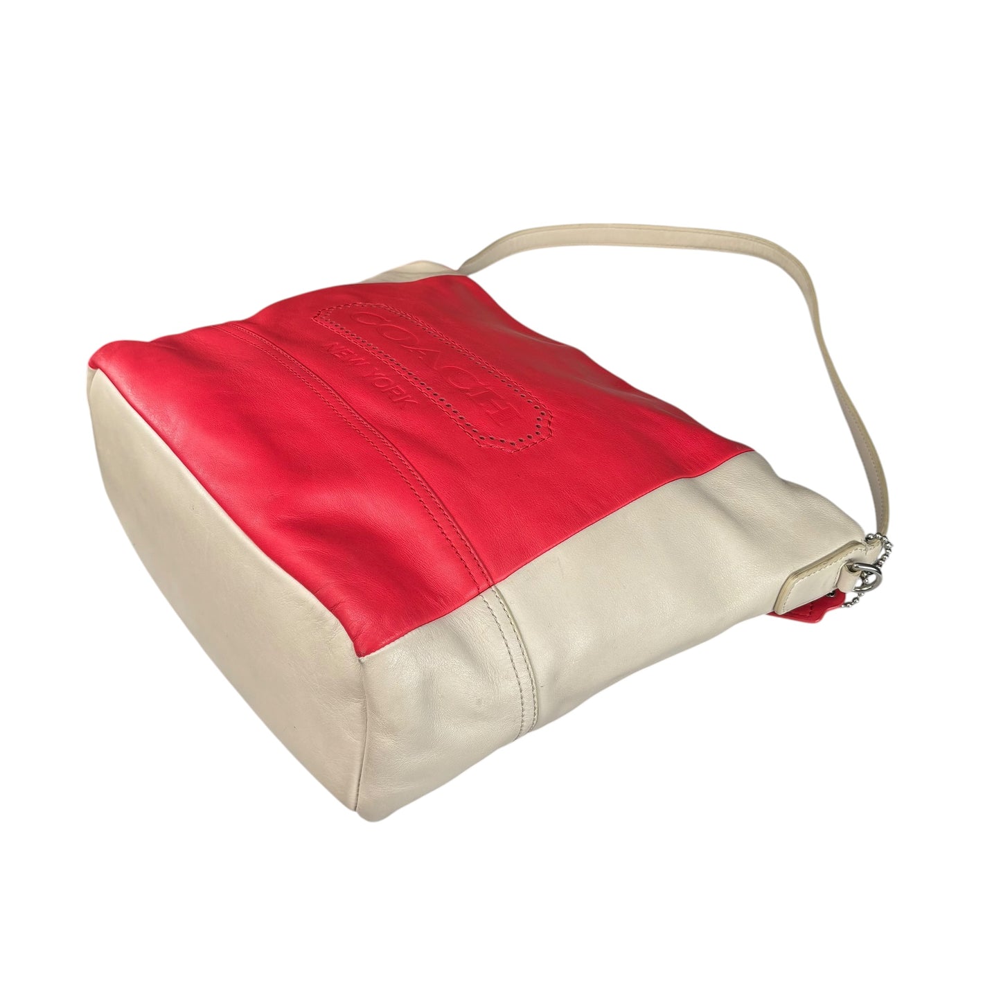 Coach Legacy Pink SHW ColorBlock Y2K Weekend Hobo Purse