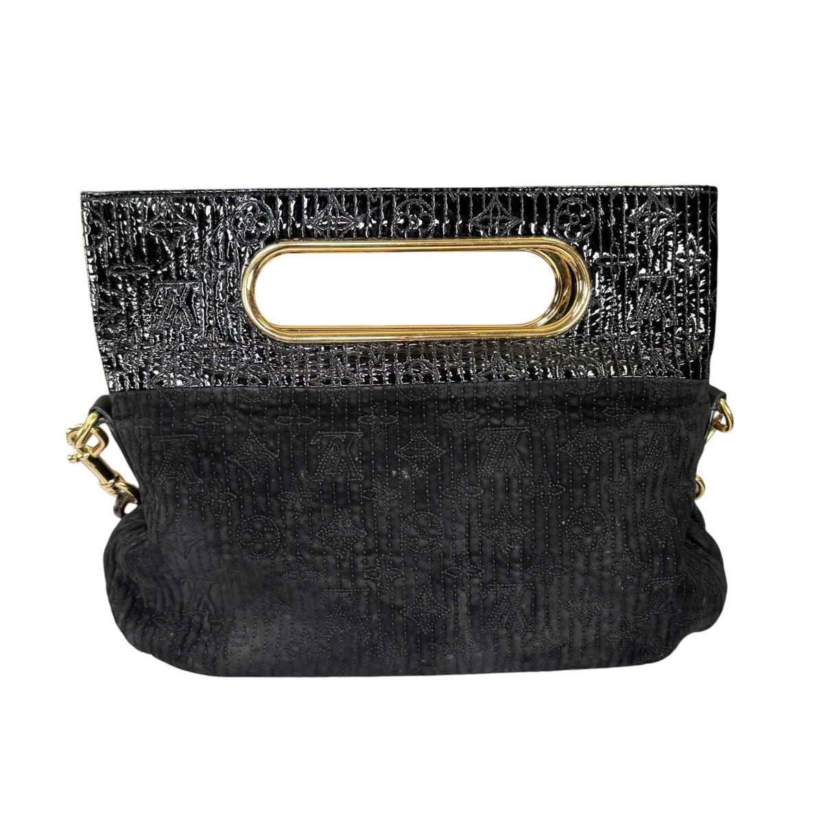 Louis Vuitton Y2K Limited Motard Before Dark Velvet Mono Top Handle Chain Bag