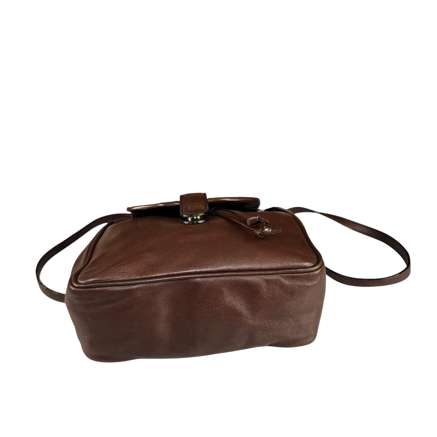 Bottega Veneta Mini Brown Leather Backpack