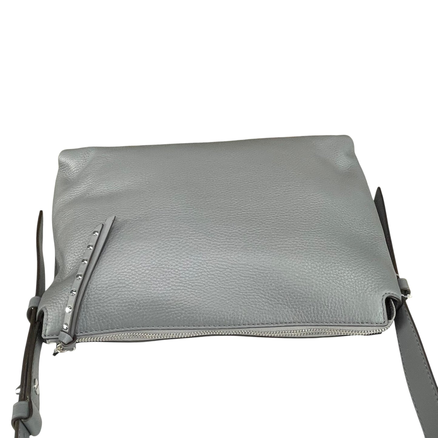 Michael Kors Shailene SHW Studded Grey Pebbled Leather Hobo Purse