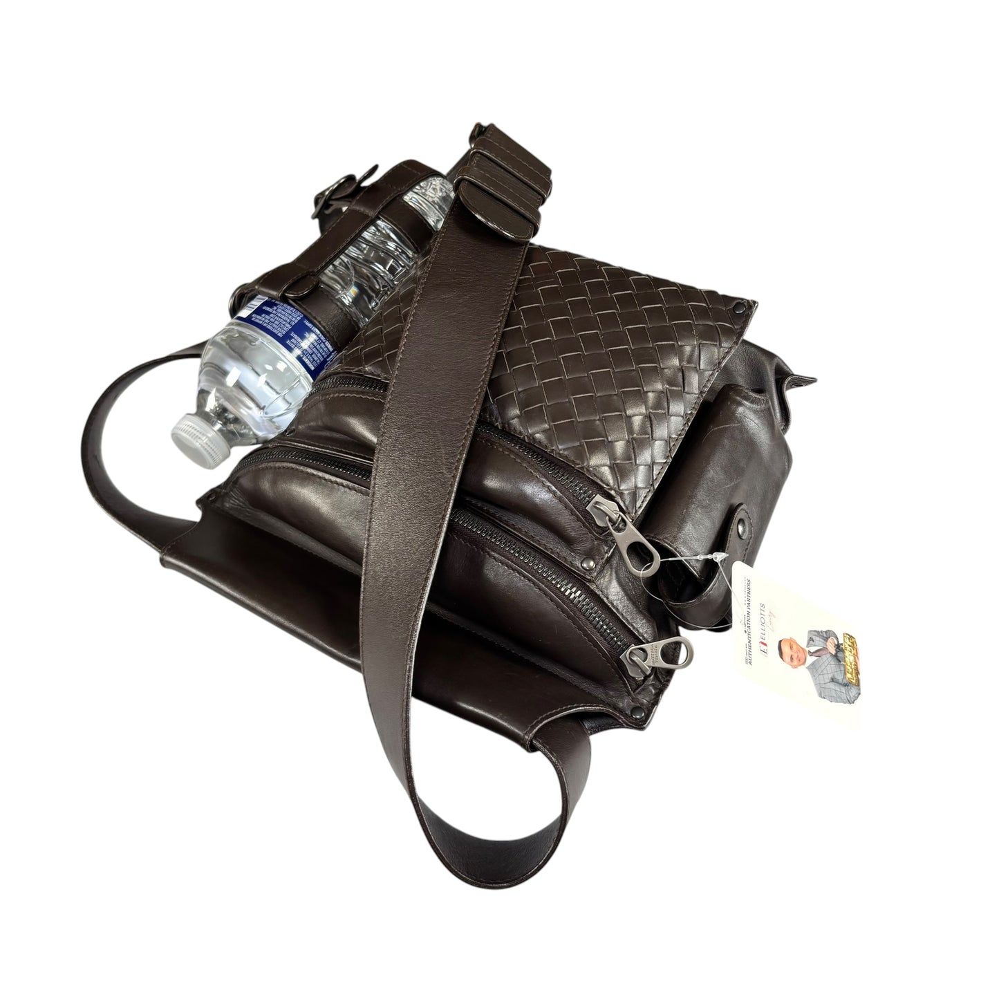 Bottega Veneta Travel Brown Leather Belt Bum Sling Pack Fanny Bag