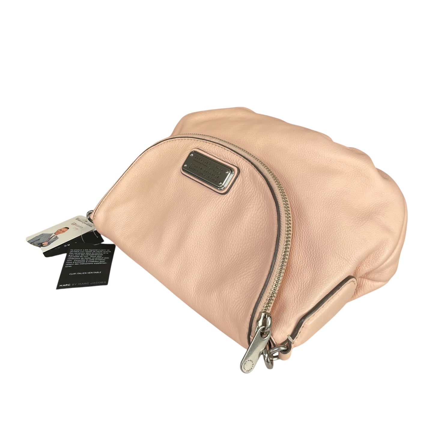 Marc By Marc Natasha Pink Crossbody Leather Satchel