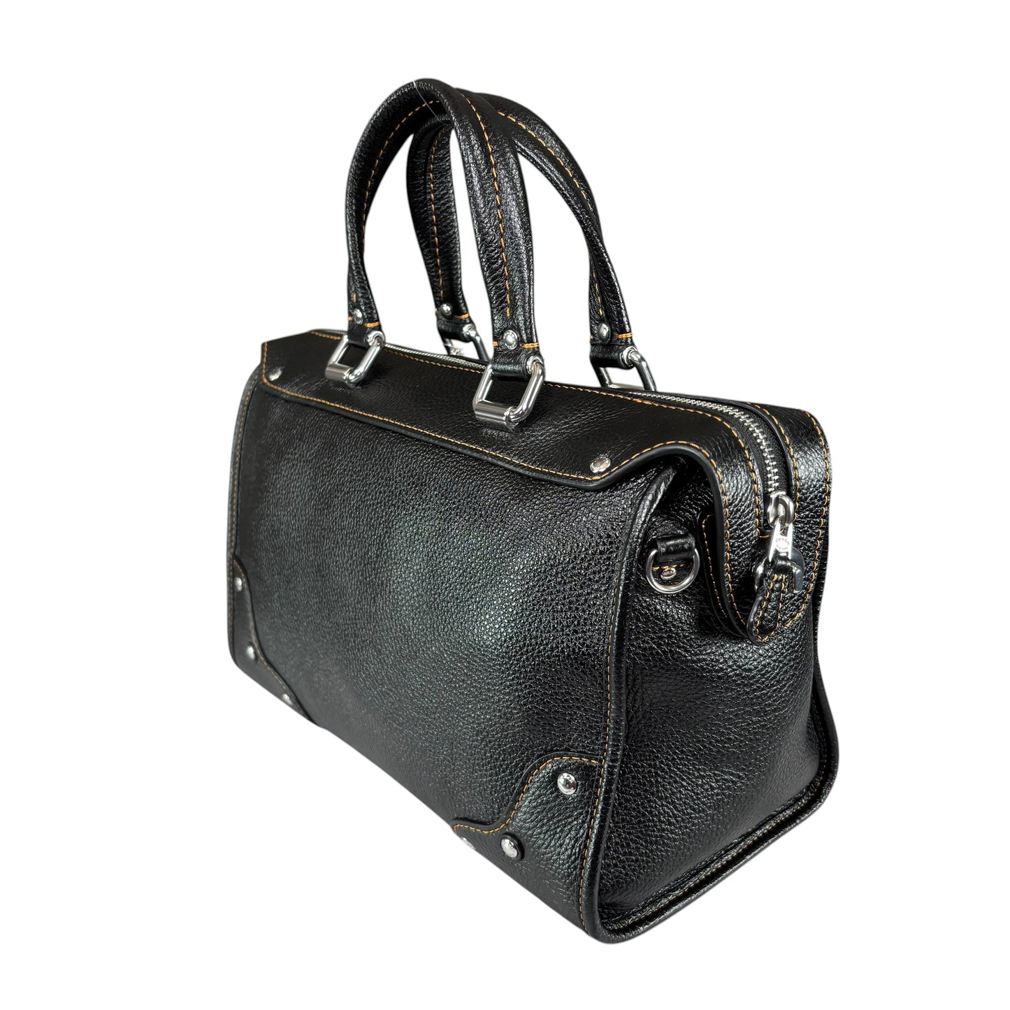 Coach Millie SHW Pebbled Leather Satachel Crossbody Bag