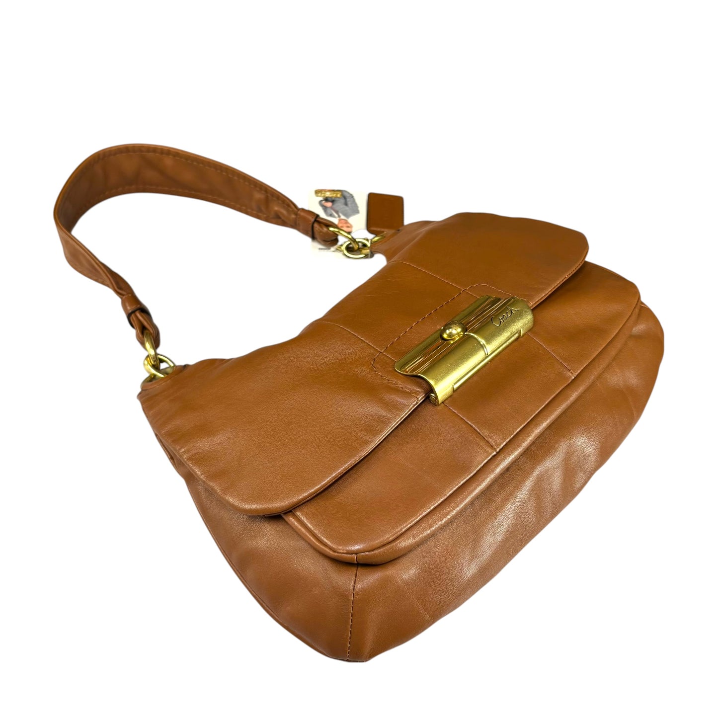 Coach Y2K Kristin Brown Leather BHW Shoulder 2-Way Purse