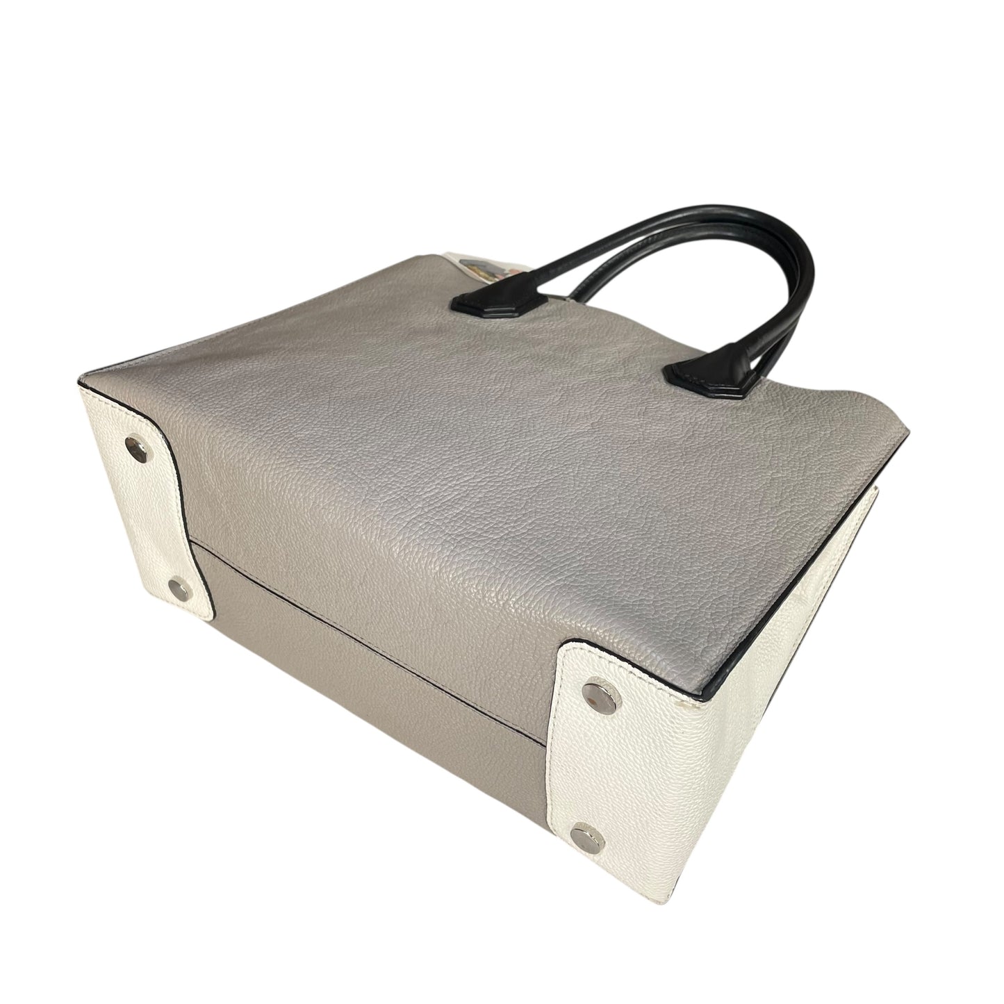 Michael Kors Mercer Large Tricolor Leather SHW Tote 2-Way Crossbody