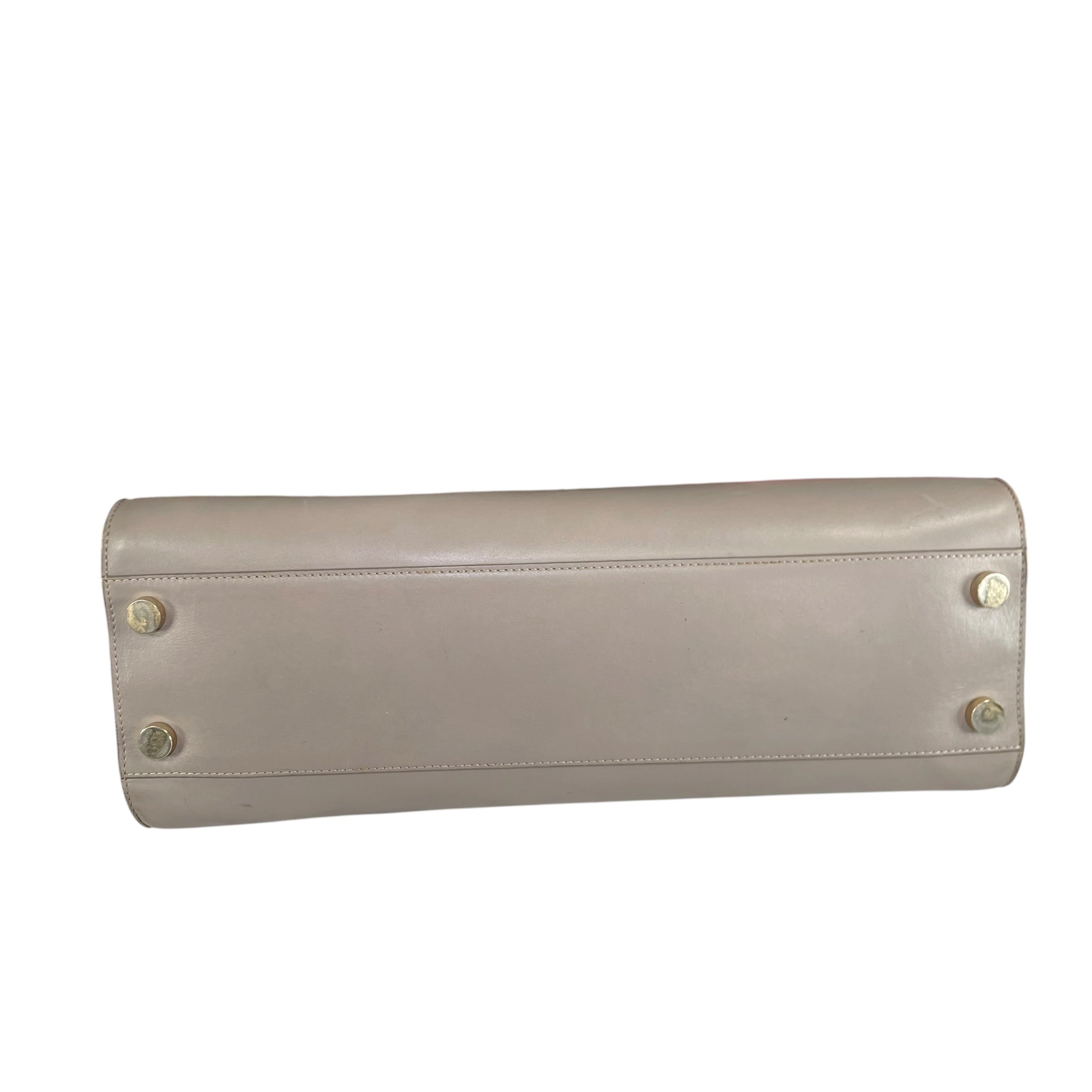 Jimmy Choo Y2K Riley Grey GHW Clip Lock Lilac Leather East West