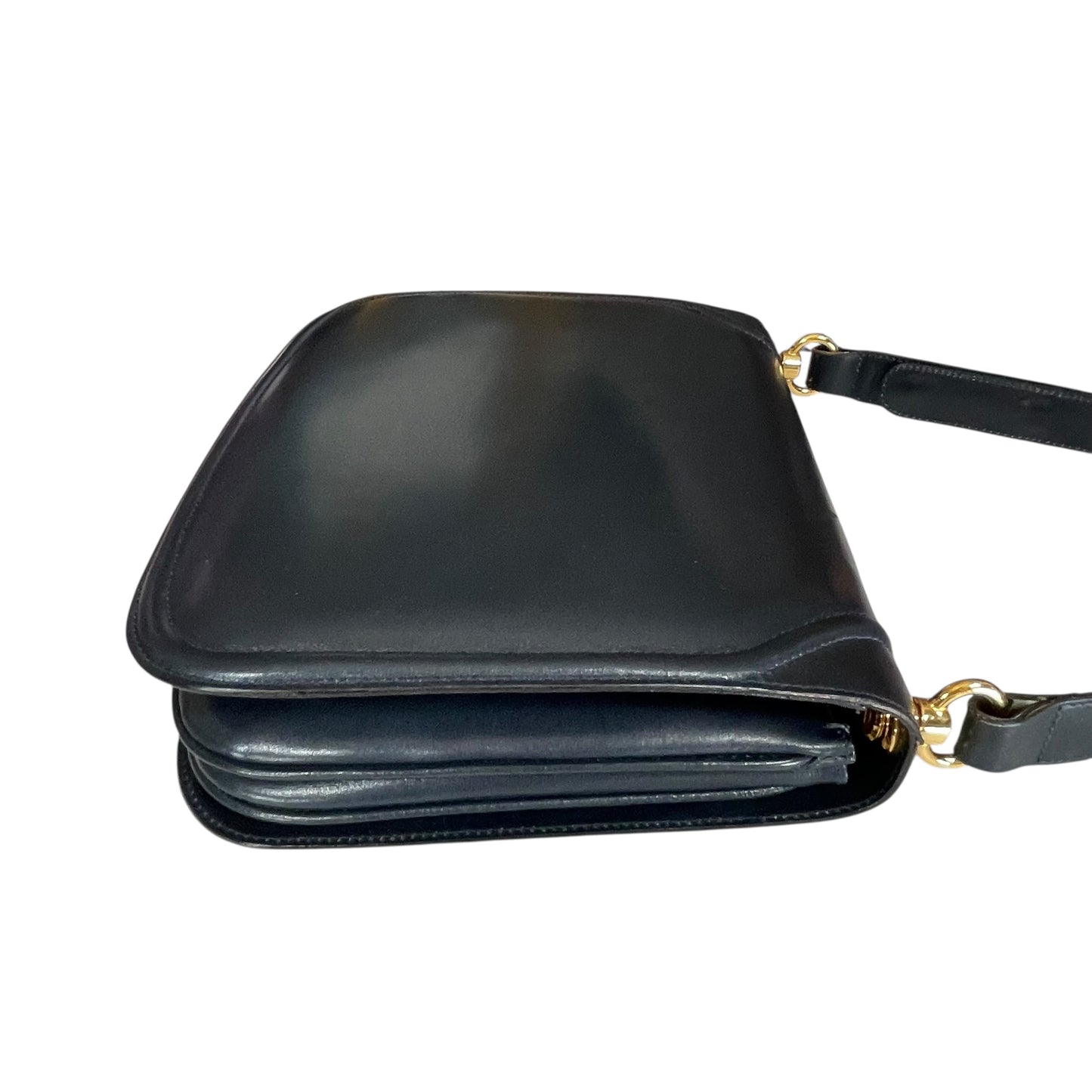 GG Blondie Navy GHW Blondie Flap Shoulder Two Way Purse