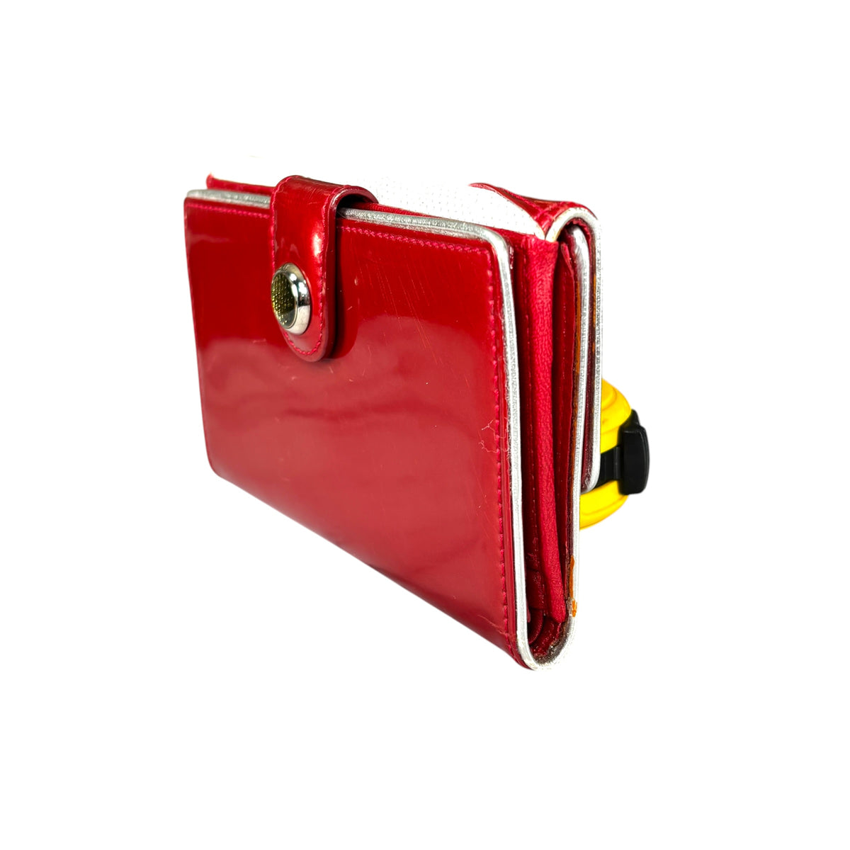 Christian Dior Y2K Cadillac Red / White Compact Wallet