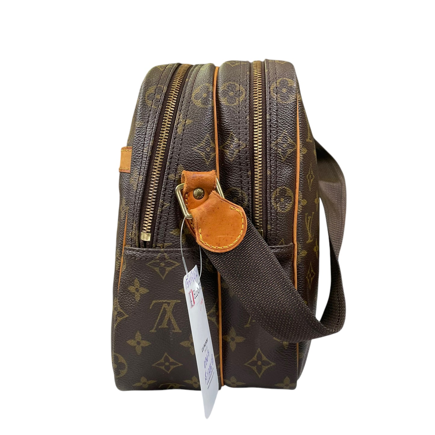 Louis Vuitton GM Reporter Monogram Crossbody Luggage Bag