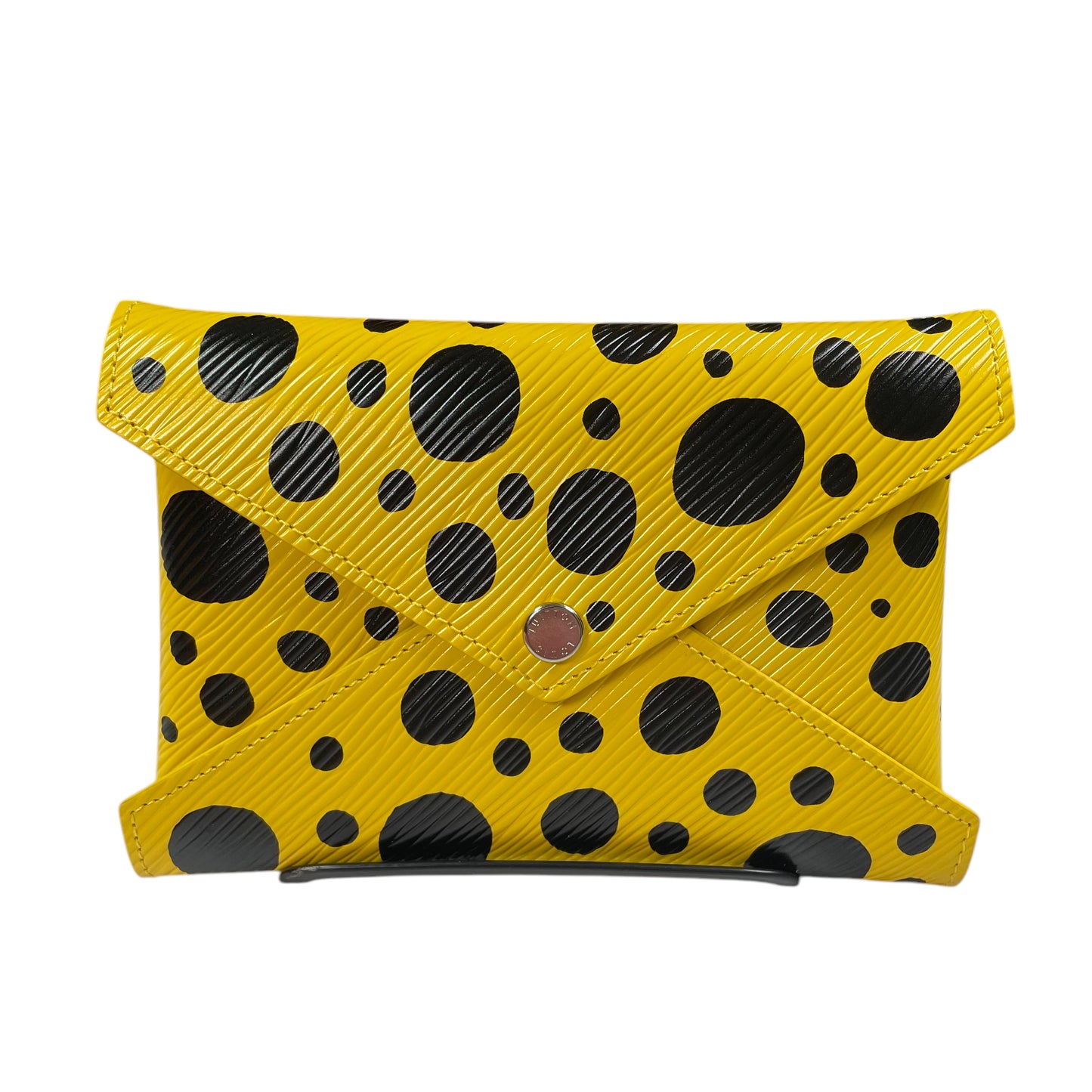 Louis Vuitton Epi Yellow & Black Bumble Bee Dots Kusama Kirigami Pochette Medium