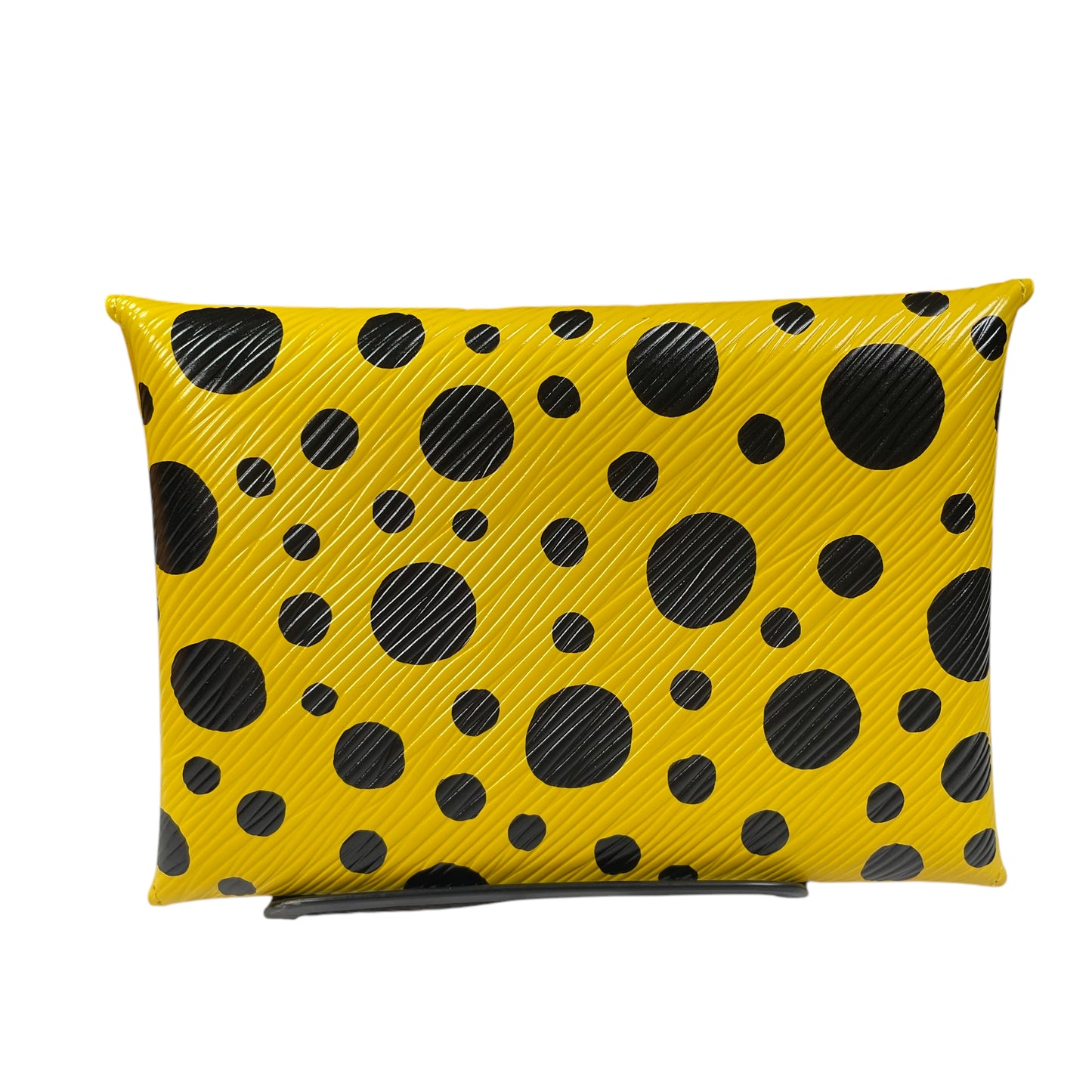 Louis Vuitton Epi Yellow & Black Bumble Bee Dots Kusama Kirigami Pochette Medium