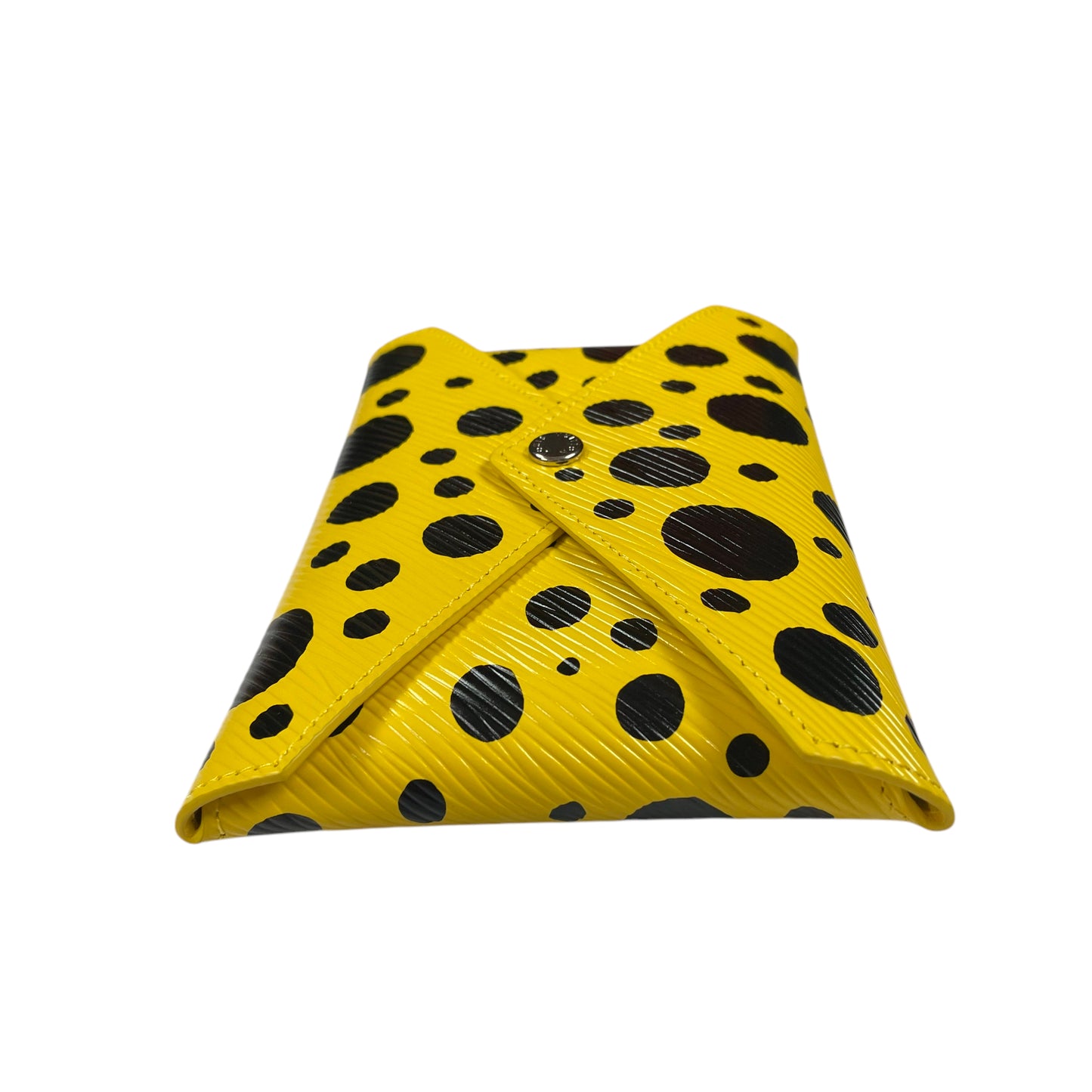 Louis Vuitton Epi Yellow & Black Bumble Bee Dots Kusama Kirigami Pochette Medium