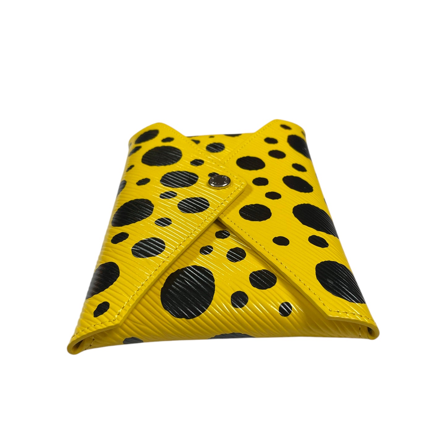 Louis Vuitton Epi Yellow & Black Bumble Bee Dots Kusama Kirigami Pochette Medium