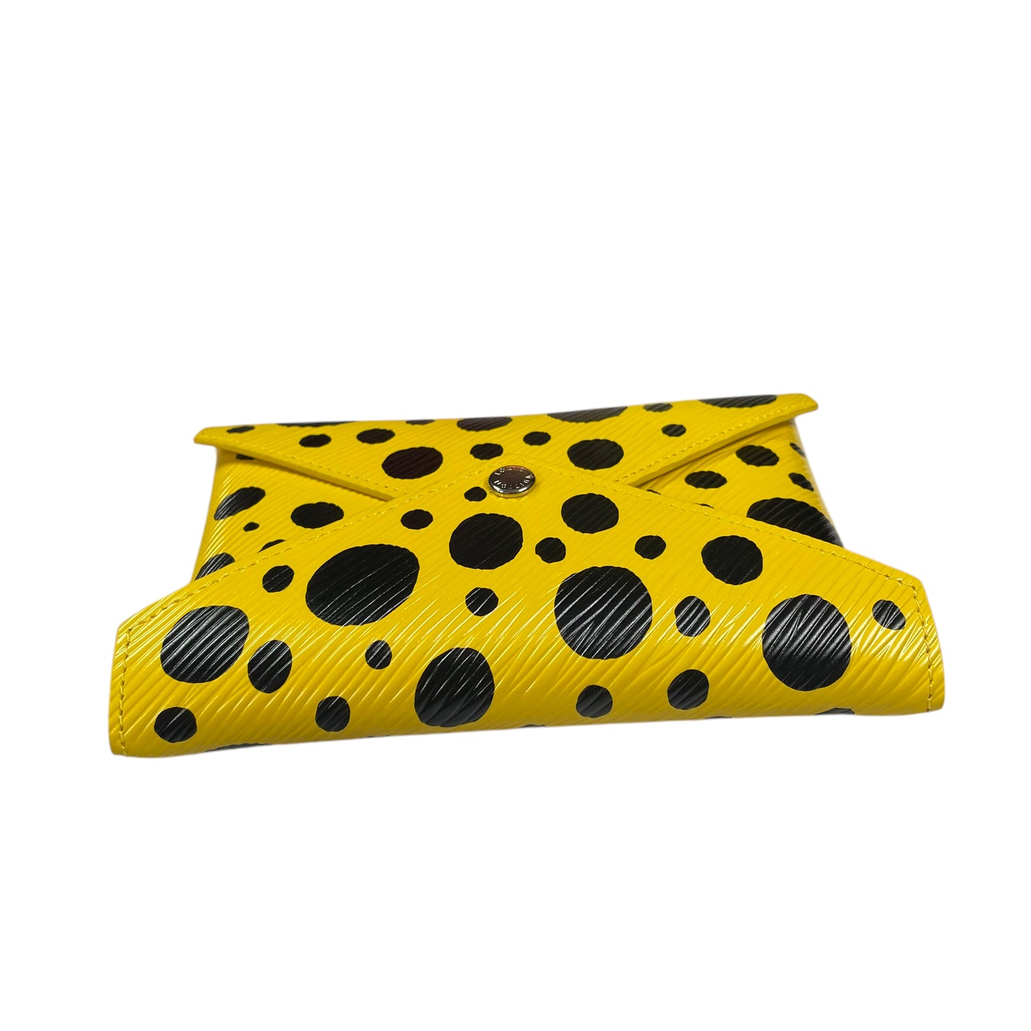 Louis Vuitton Epi Yellow & Black Bumble Bee Dots Kusama Kirigami Pochette Medium