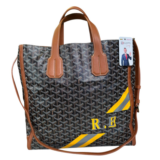 Goyard Limited Leather Canvas AMA Hugo Monogramed R. E. Voltaire Shopper Tote