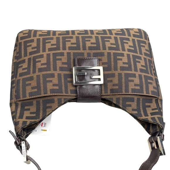 Fendi Brown Zucca Canvas Shoulder Bag QBB0593JKB024
