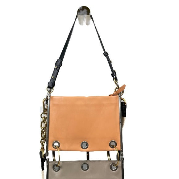 Chloe Roy Double Lay Reversible Convertible Transforming Shoulder Crossbody Bag